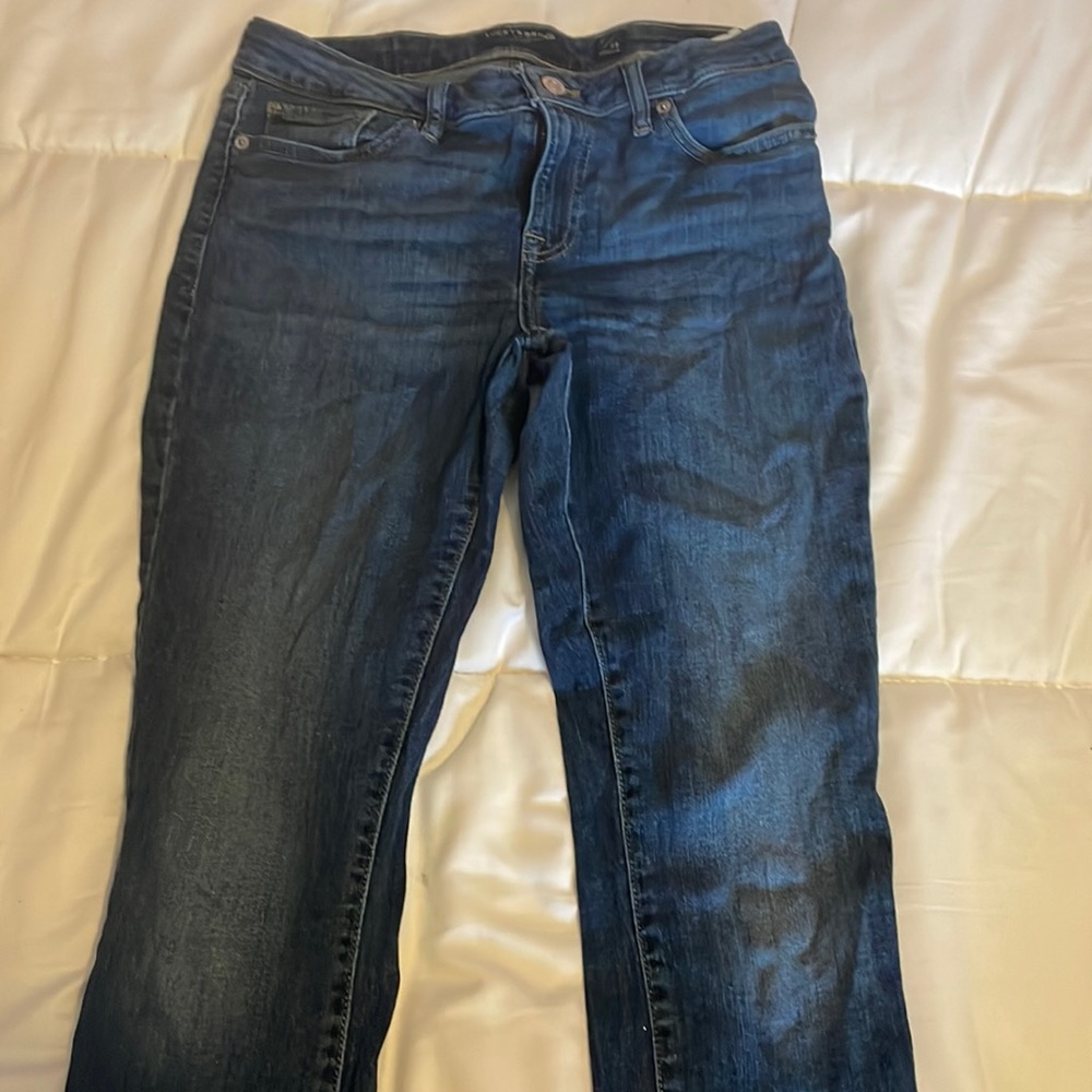 Skinny low rise lucky brand jeans